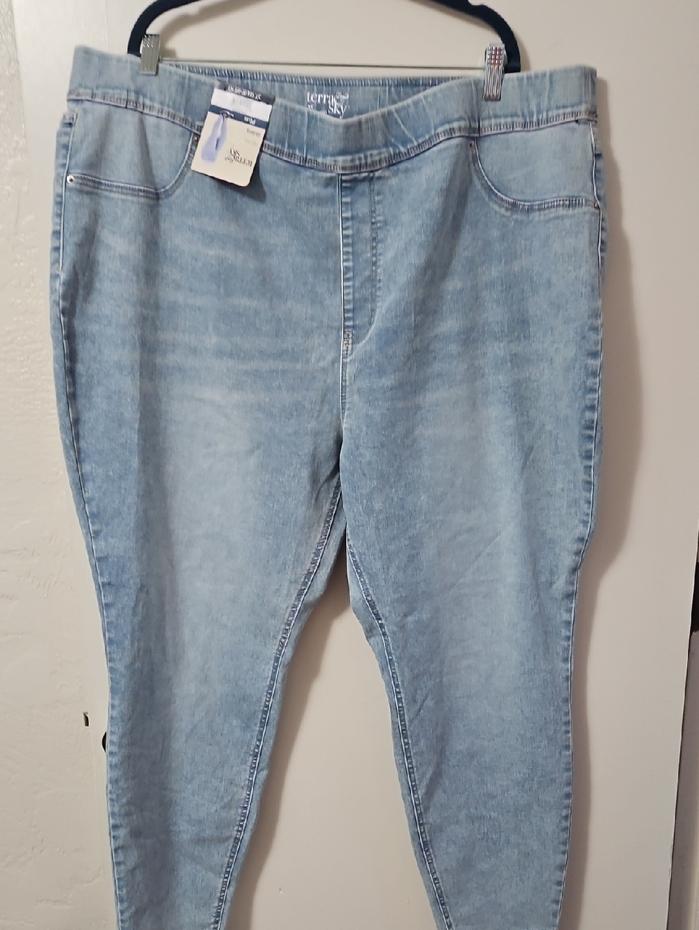 Terra & Sky Light Blue Skinny Pull-On Jeans